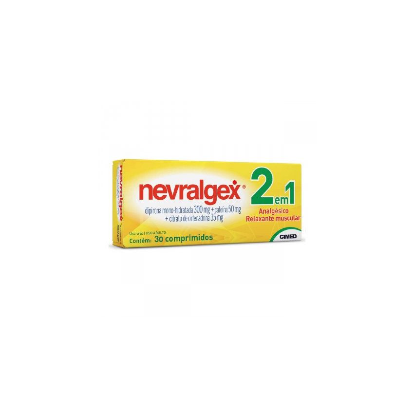 NEVRALGEX COM 30 COMPRIMIDOS