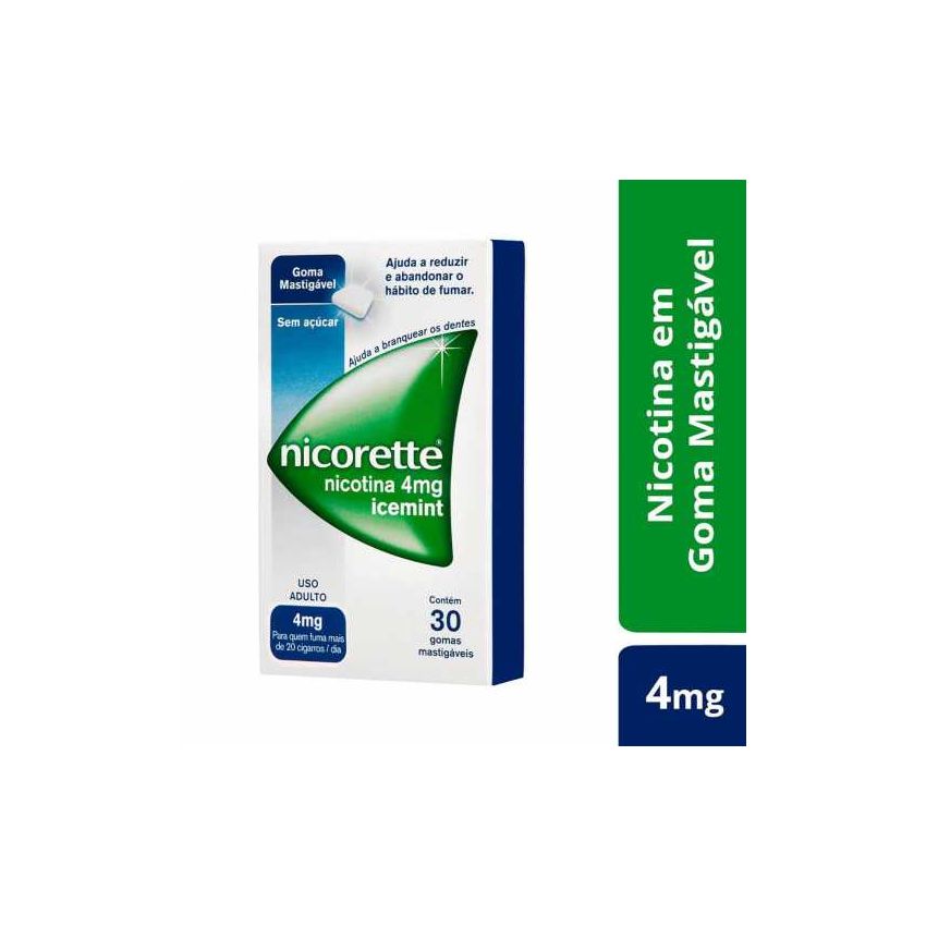 NICORETTE 4MG 30 COMPRIMIDOS 