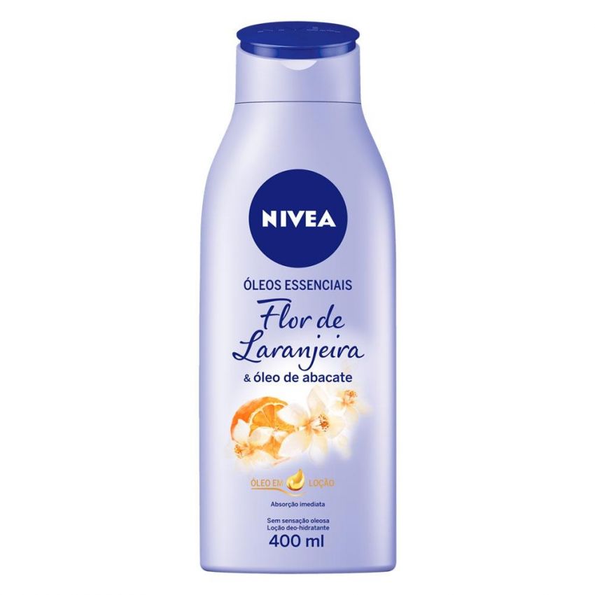 LOÇÃO HIDRATANTE NIVEA FLOR DE LARANJEIRA 400ML 