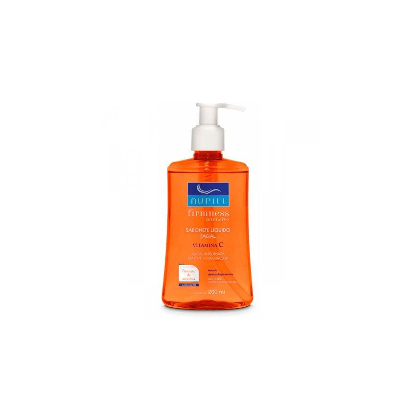 SABONETE LIQUIDO FACIAL NUPILL VITAMINA C