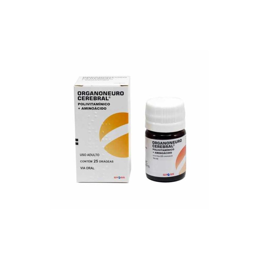 ORGANONEURO CEREBRAL COM 25 DRÁGEAS-GROSS