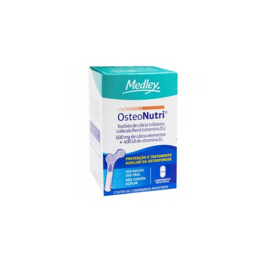 OSTEONUTRI 600MG/400UI COM 60 COMPRIMIDOS
