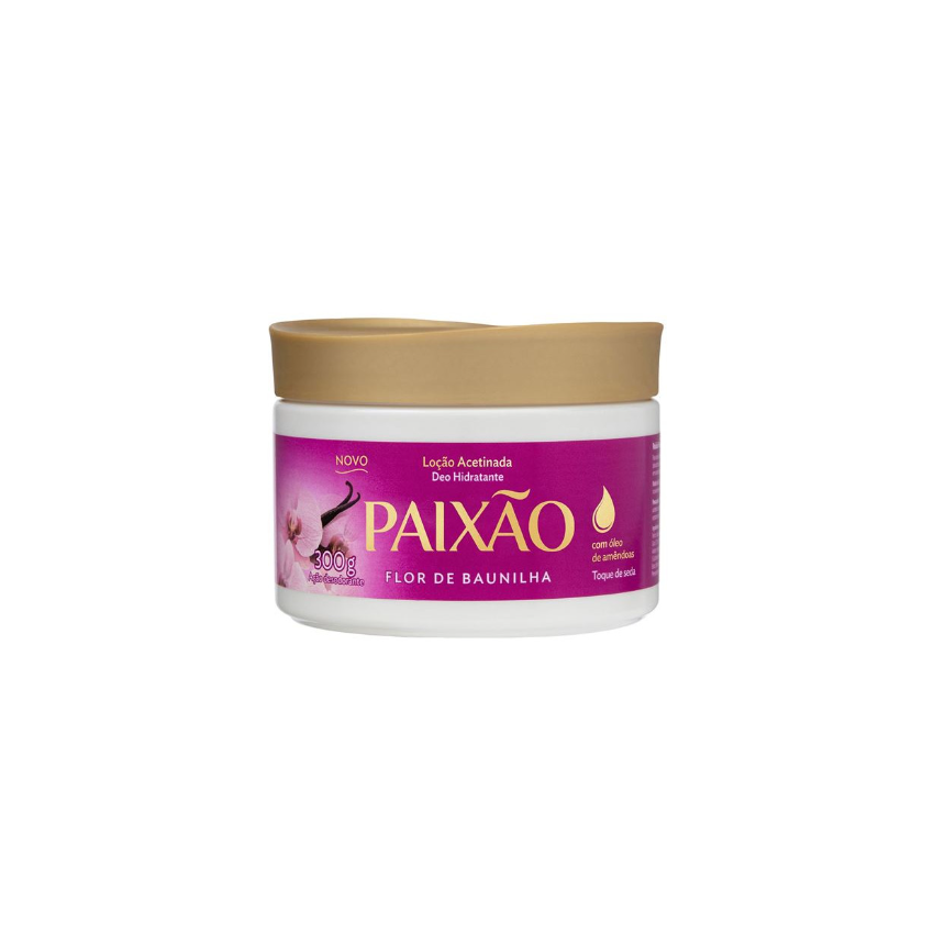 LOCAO CORPORAL PAIXAO FLOR DE BAUNILHA 300G 