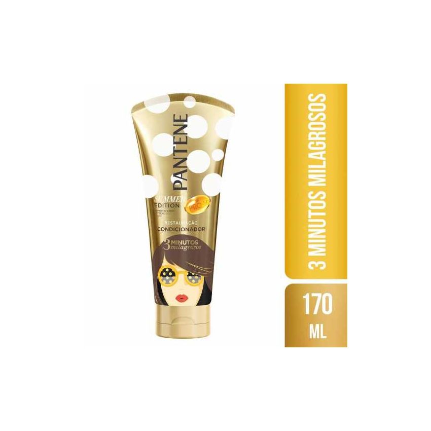 CONDICIONADOR PANTENE 3MIN RESTAURAÇÃO SUMMER 170ML