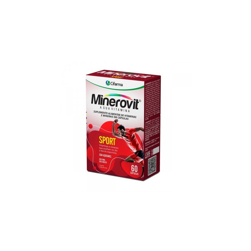 POLIVITAMINICO MINEROVIT SPORT COM 60 CAPSULAS 