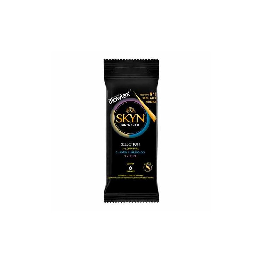 PRESERVATIVO SKYN SELECTION COM 6 UNIDADES