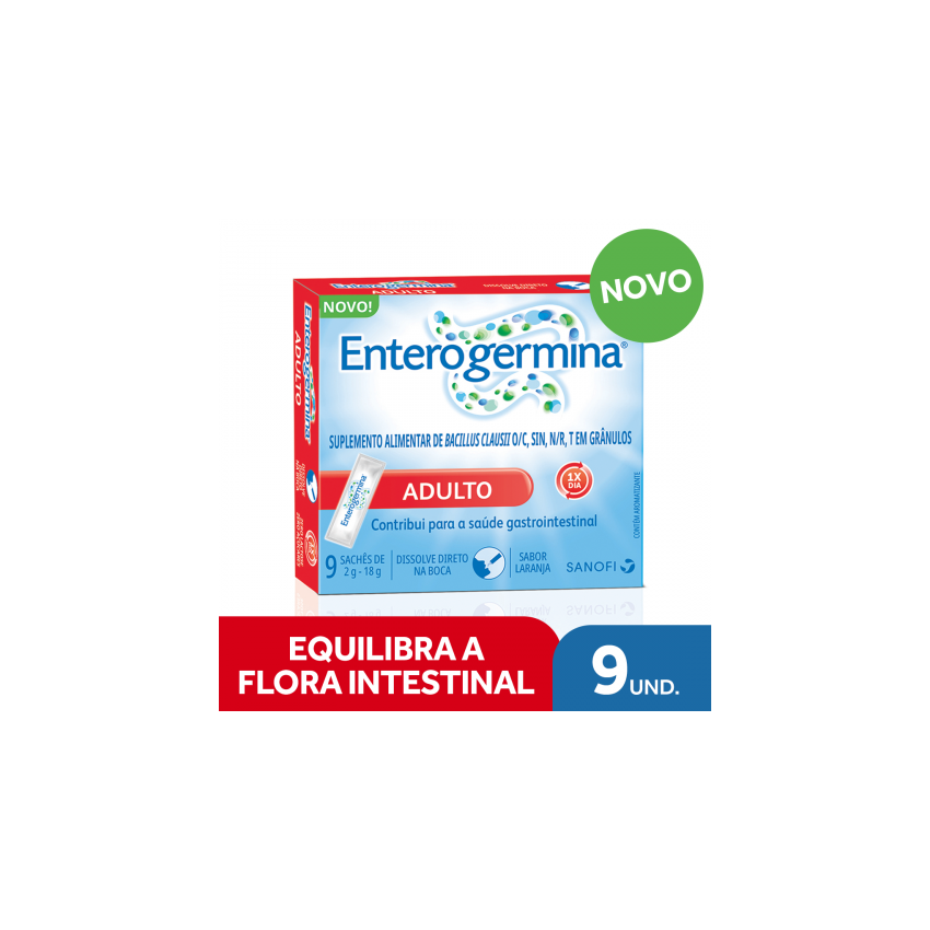 ENTEROGERMINA ADULTO COM 9 SACHÊS 2G 