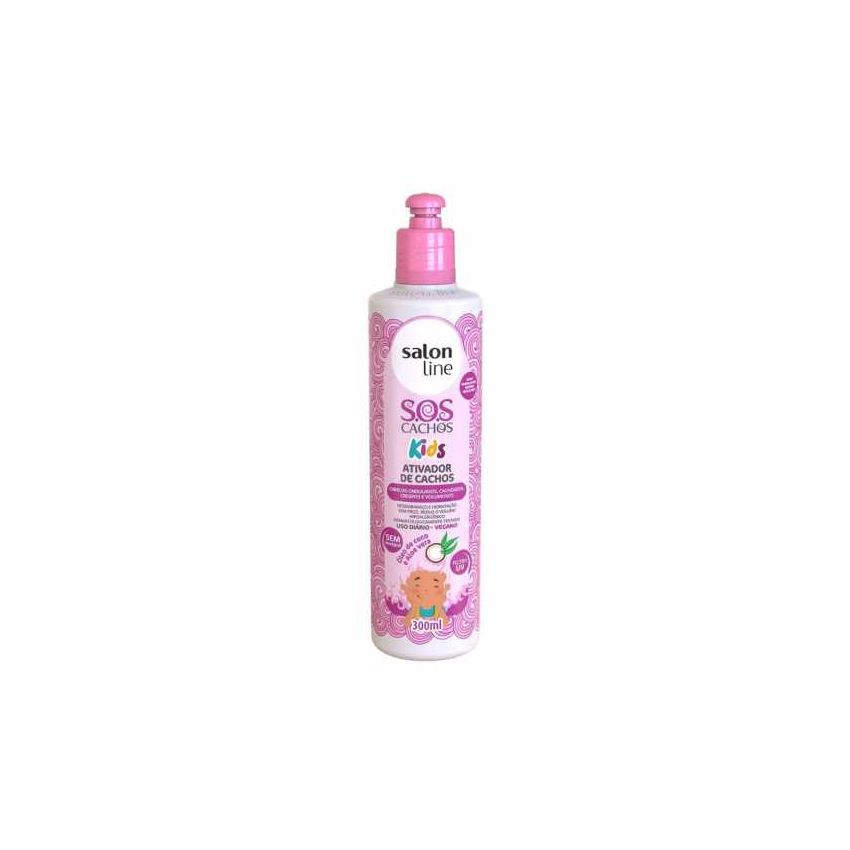 ATIVADOR DE CACHOS SALON LINE S.O.S CACHOS KID'S 300ML