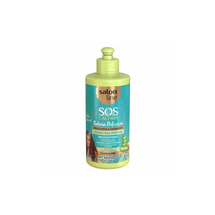 CREME PARA PENTEAR S.O.S CACHOS BABOSA DEFINIÇÃO 300ML