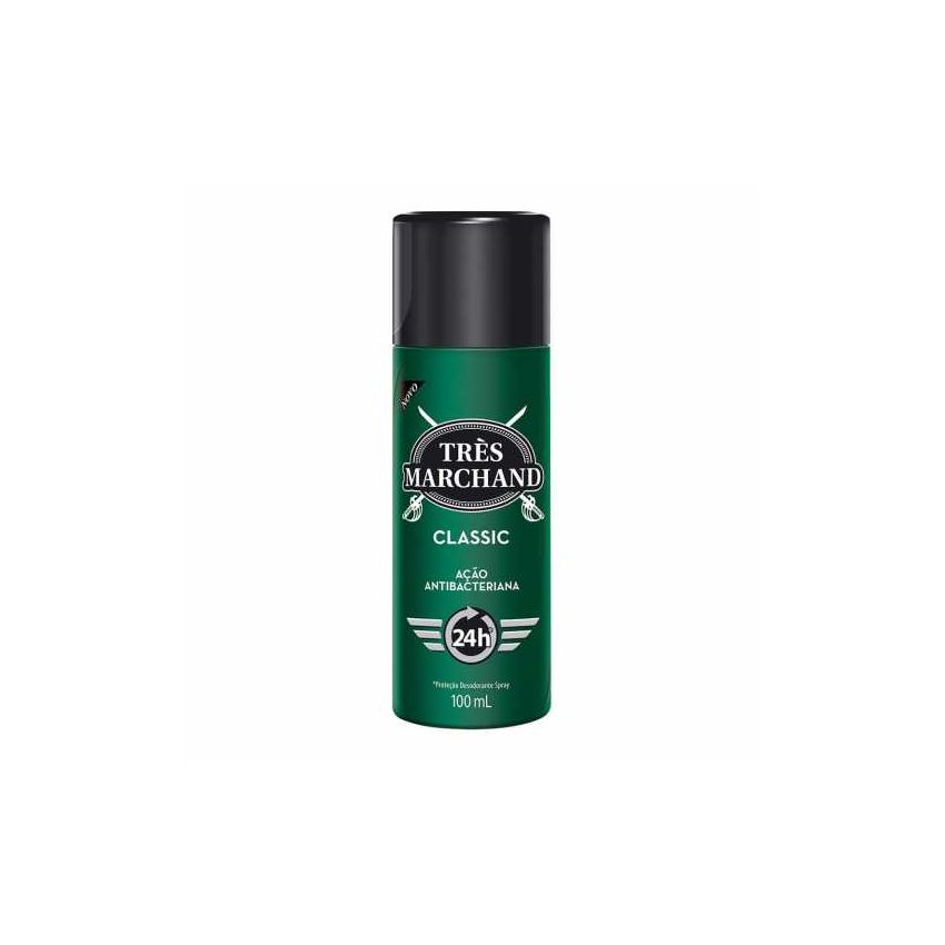 DESODORANTE SPRAY TRÊS MARCHAND CLASSIC 100ML
