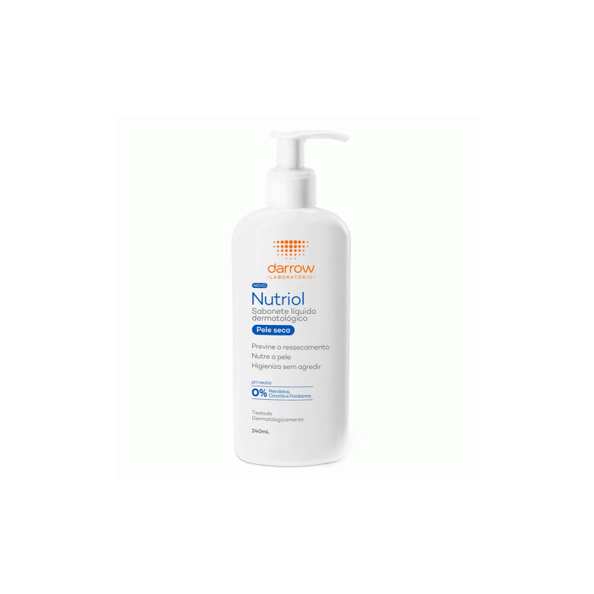 NUTRIOL SABONETE LIQUIDO PELE SECA 240ML