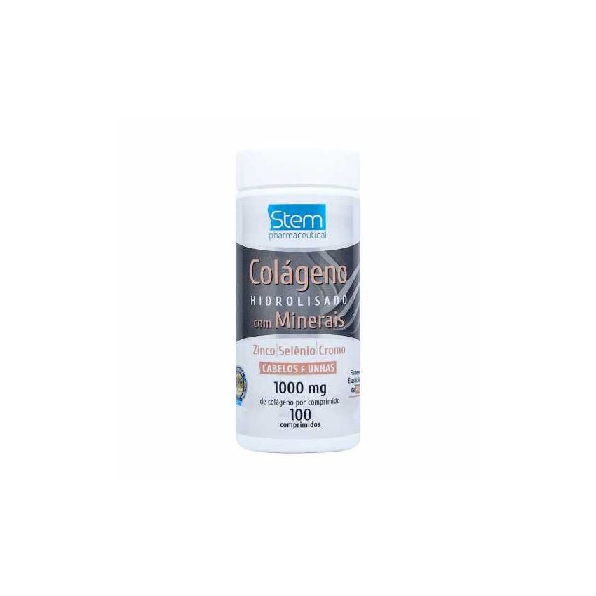 STEM COLÁGENO HIDROLISADO CABELOS E UNHAS 1000MG COM 100COMP