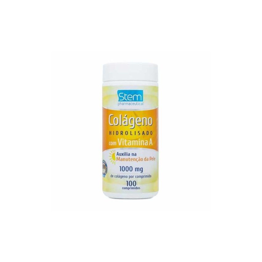 STEM COLAGENO COM VITAMINA A 1.000MG COM 100 COMPRIMIDOS