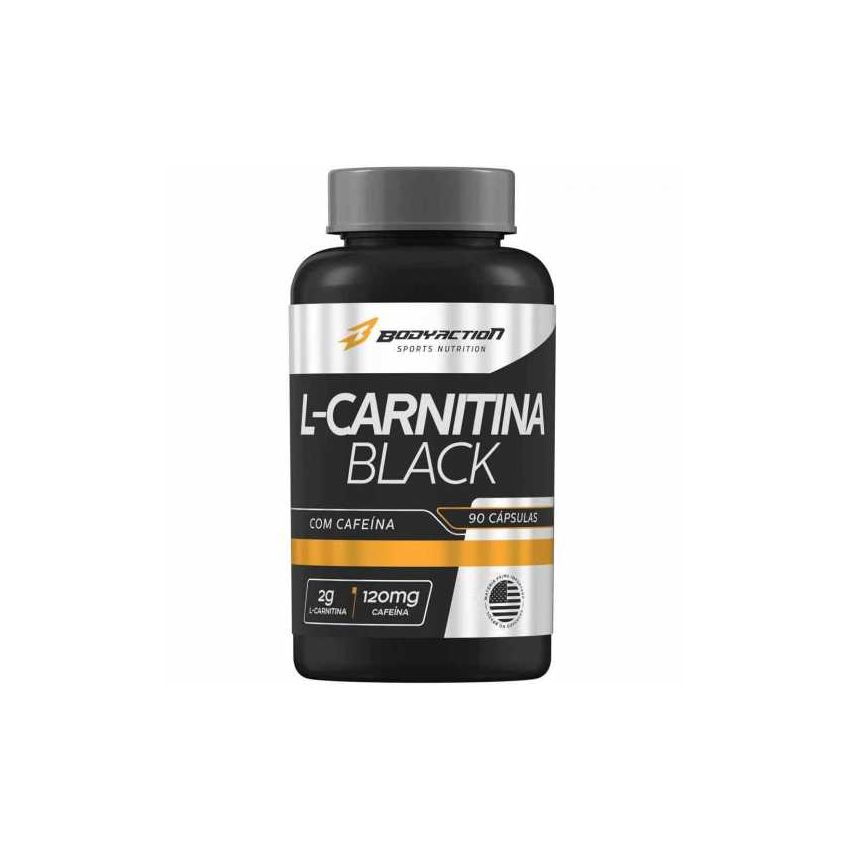 L-CARNITINA BLACK BODYACTION FRASCO COM 90 CÁPSULAS