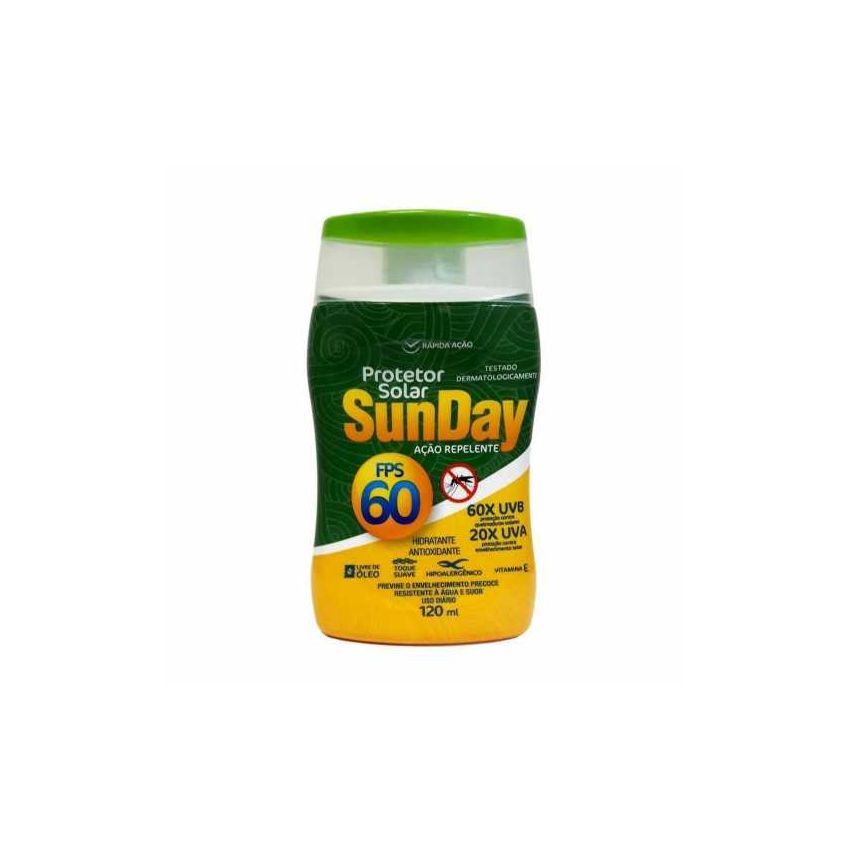 PROTETOR SOLAR SUNDAY FPS 60 120 ML