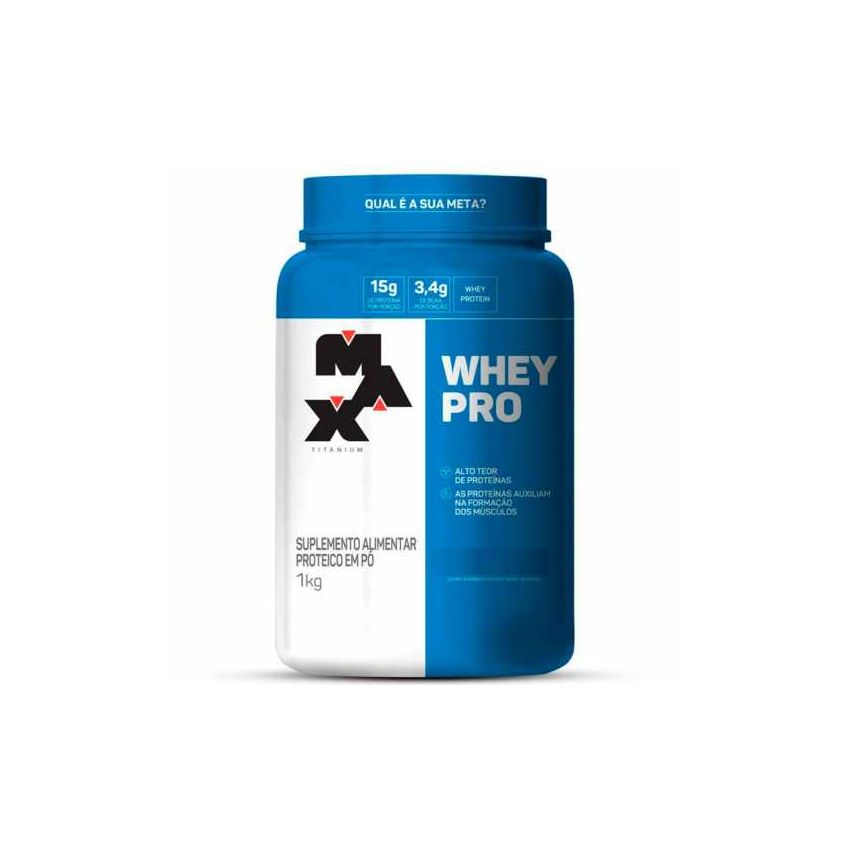 WHEY PRO MAX TITANIUM VITAMINA DE FRUTAS 1KG