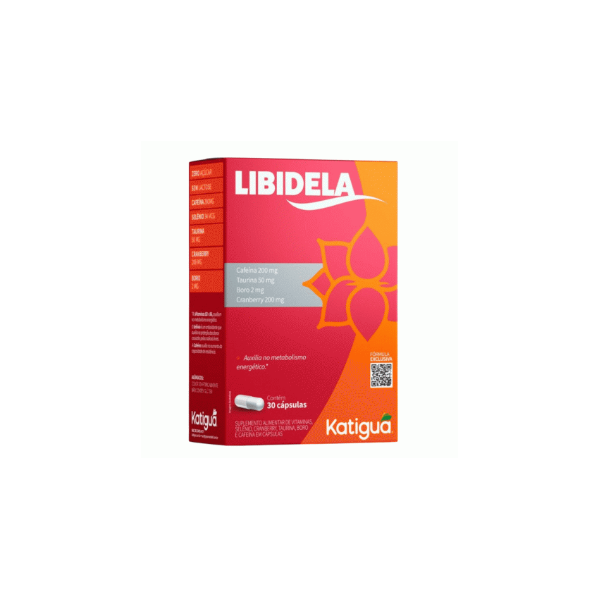 LIBIDELA COM 30 CÁPSULAS-KATIGUA