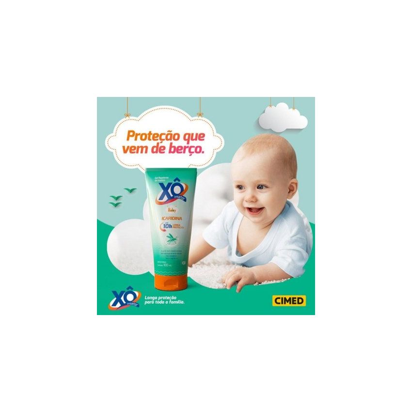 REPELENTE XO INSETO BABY ICARIDINA GEL 100ML