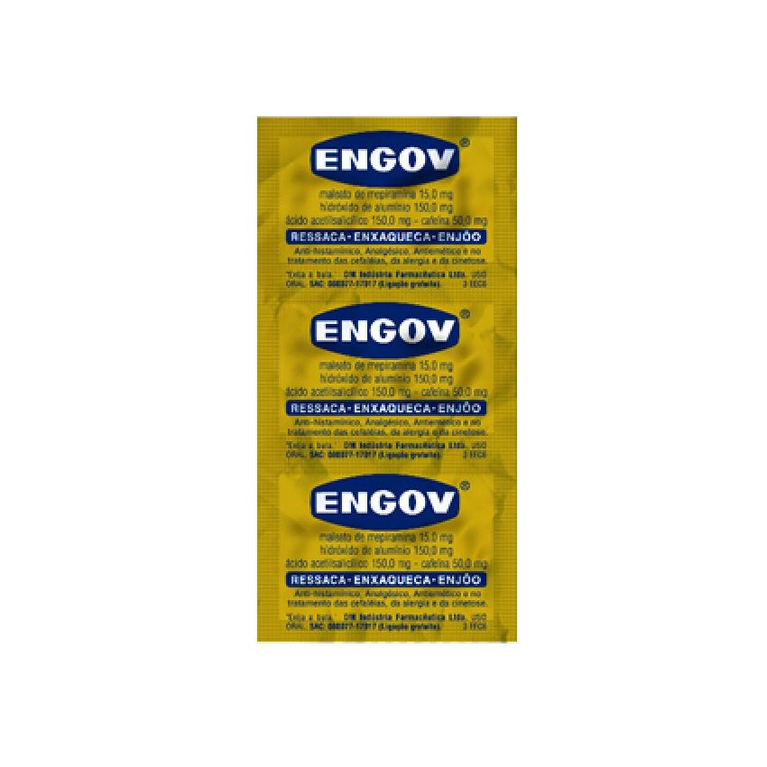 ENGOV COM 6 COMPRIMIDOS