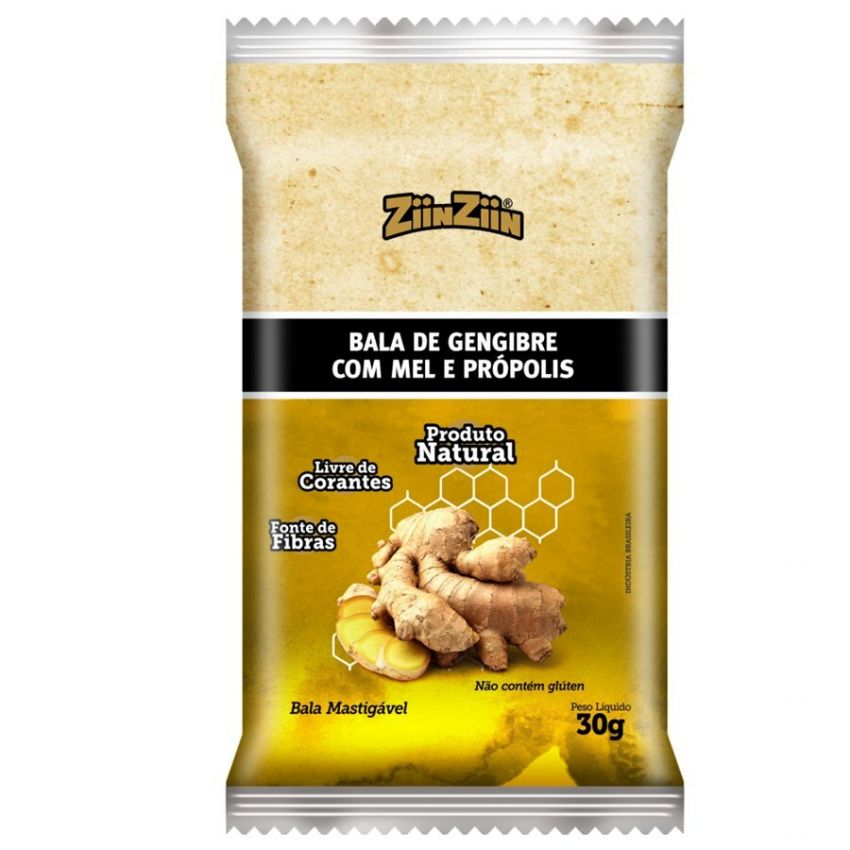 BALA GENGI ZINZIN COM 30 GRAMAS