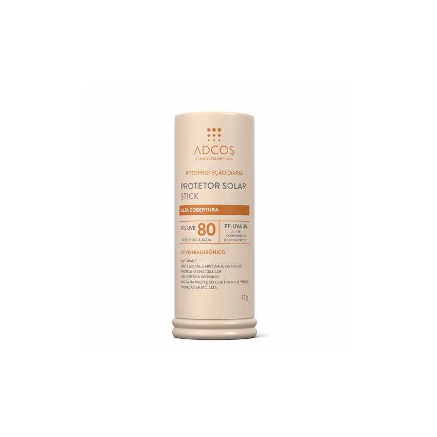 ADCOS PROTETOR SOLAR STICK CLARA FPS80 12G