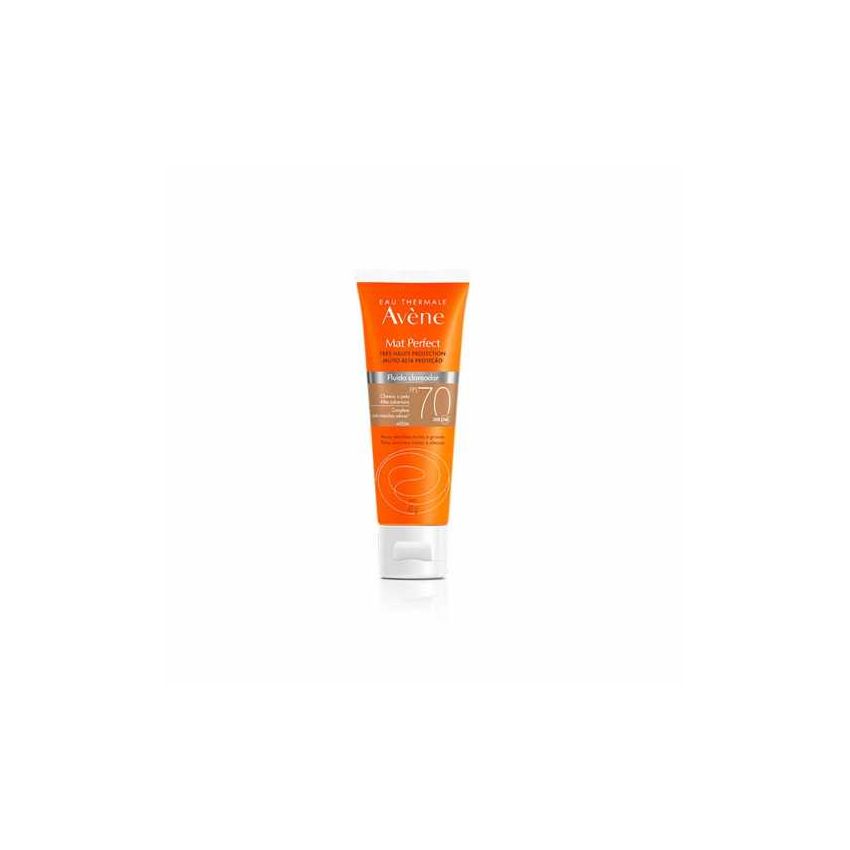 AVENE MAT FLUIDO CLAREADOR COR MÉDIA FPS70 COM 40 GRAMAS