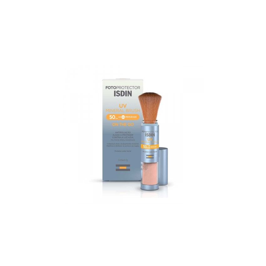 PROTETOR SOLAR EM PO ISDIN UV MINERAL BRUSCH FPS50 COM 2G