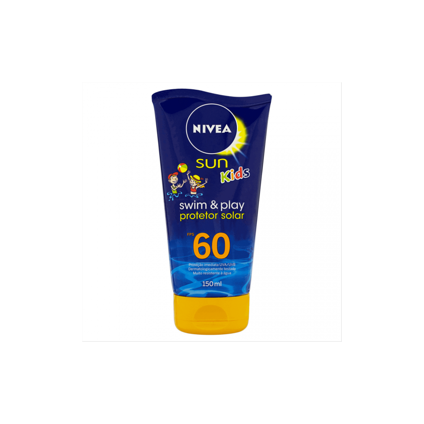 PROTETOR SOLAR NIVEA KIDS FPS60 COM 150ML