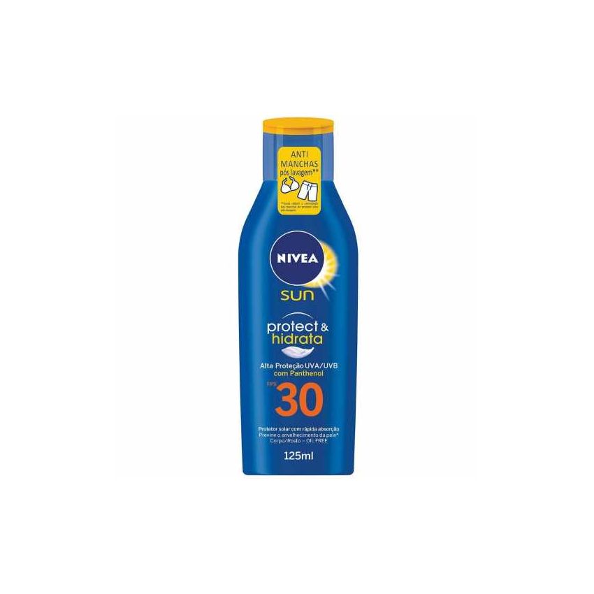 PROTETOR SOLAR NIVEA SUN FPS 30 COM 125ML