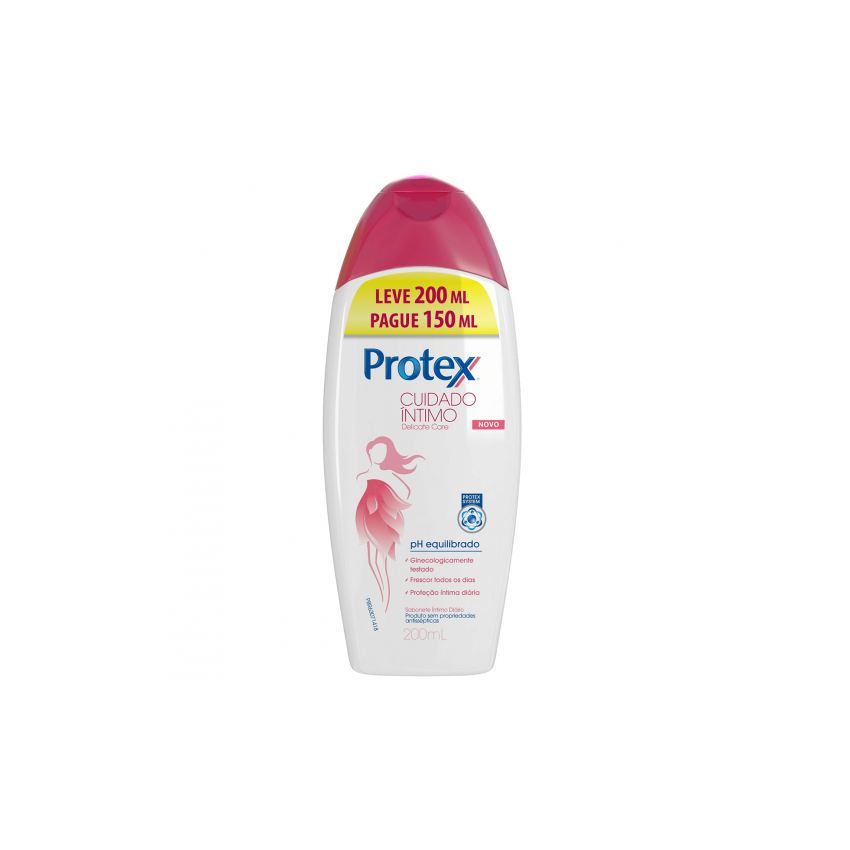 SABONETE LIQUIDO ÍNTIMO PROTEX DELICATE CARE 200ML