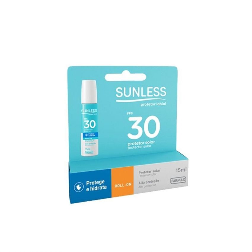 PROTETOR LABIAL SUNLESS FPS 30 ROLL-ON 15ML