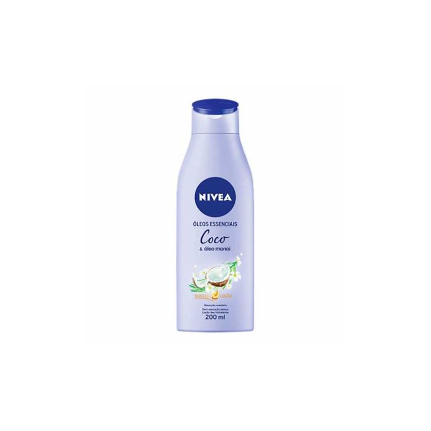 LOÇÃO HIDRATANTE NIVEA ÓLEOS ESSENCIAIS COCO 200ML