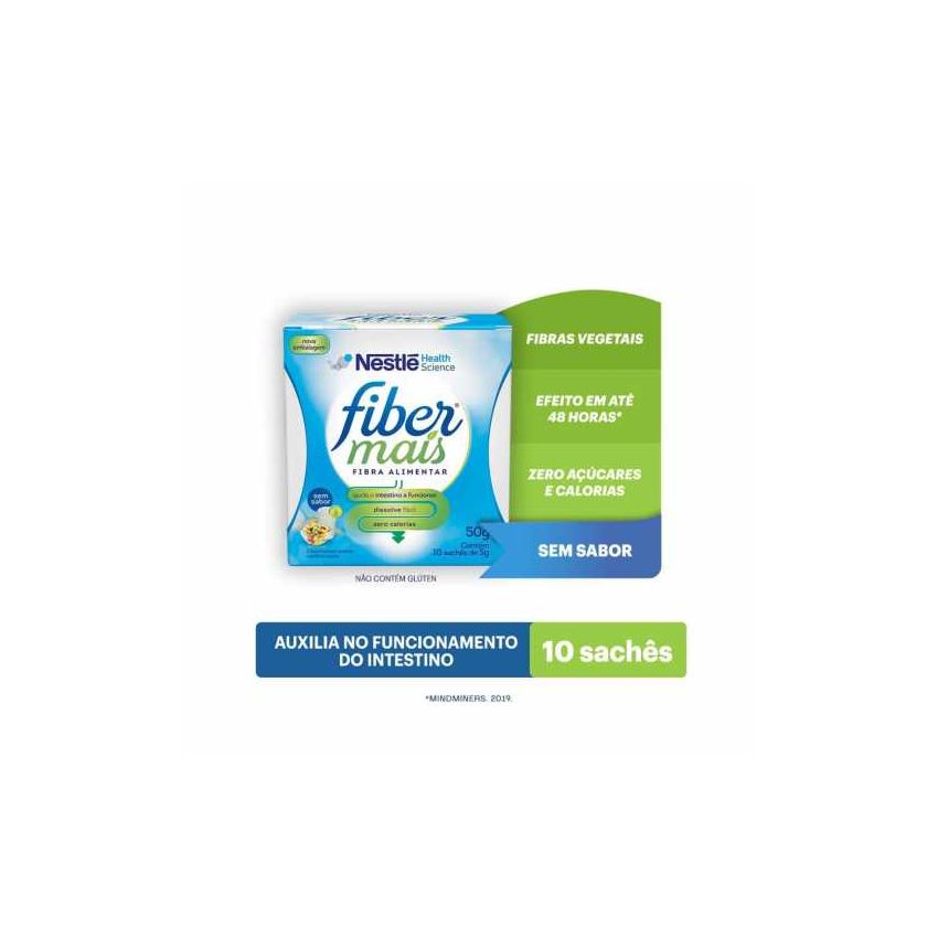 FIBER MAIS 10 SACHES DE 5 GRAMAS CADA