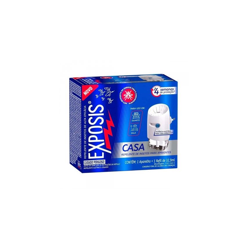 EXPOSIS ELETRICO CASA 45 NOITES 1 APARELHO + 1 REFIL DE 32,9