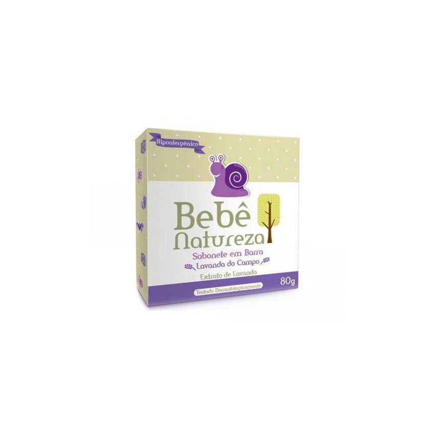 SABONETE EM BARRA BEBÊ NATUREZA LAVANDA 80G