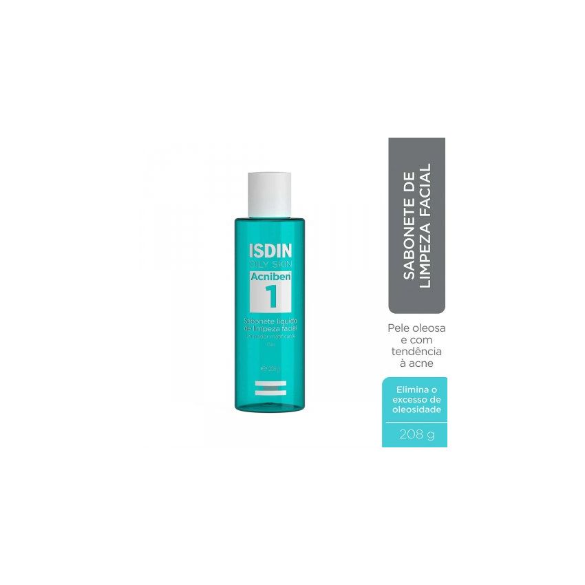 SABONETE LIQUIDO FACIAL ISDINACNIBEN 208G