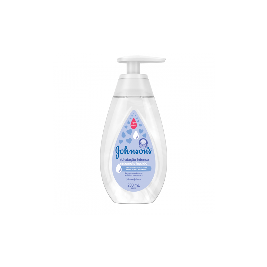 SABONETE LÍQUIDO JOHNSON´S HIDRATAÇÃO INTENSIVA 200ML