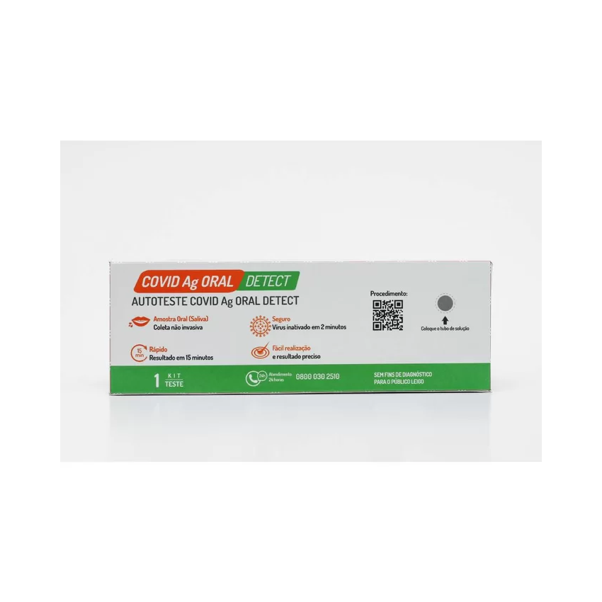 AUTOTESTE COVID AG ORAL DETECT