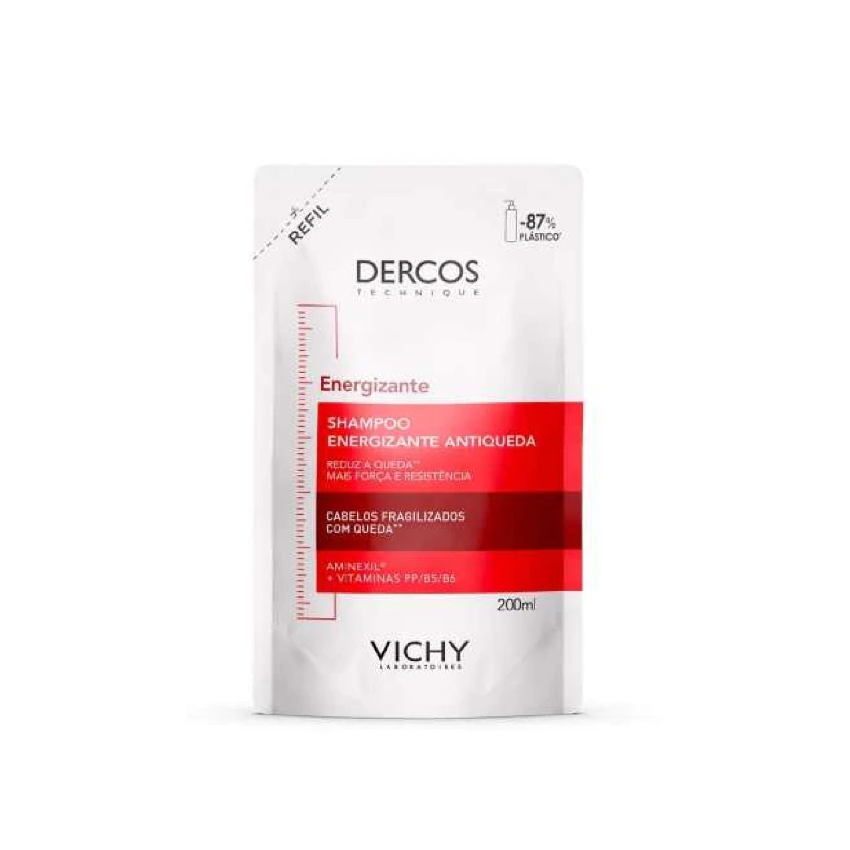DERCOS SHAMPOO ENERGIZANTE REFIL COM 200ML
