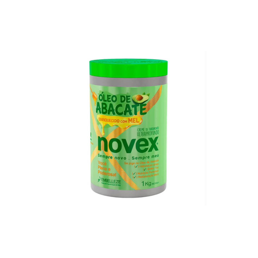 CREME DE TRATAMENTO NOVEX DE OLEO DE ABACATE 1KG 
