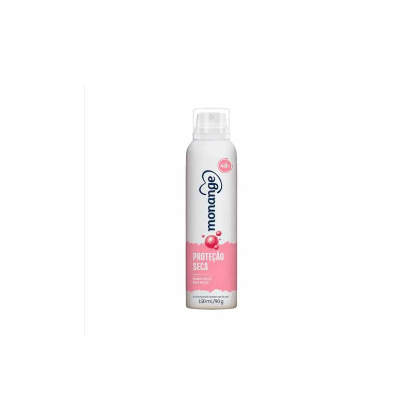 DESODORANTE AEROSOL MONANGE PROTECAO SECA COM 150ML
