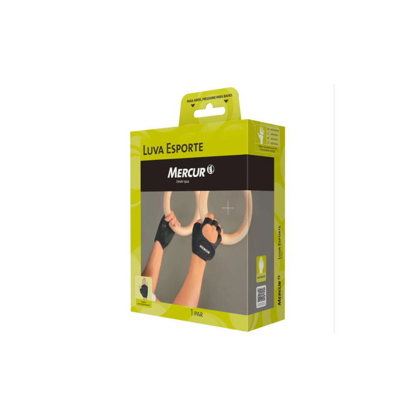 LUVA ESPORTE MERCUR P COM 1 UNIDADE