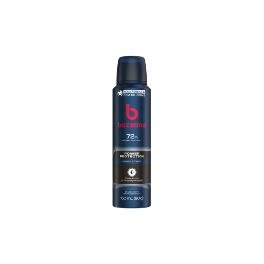 DESODORANTE AEROSOL BOZZANO POWER PROTECTION CARVAO 150ML 