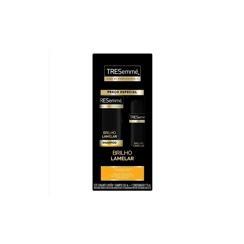 KIT TRESEMME SHAMPOO+CONDICIONADOR BRILHO LAMELAR