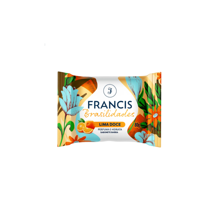 SABONETE FRANCIS 80G BRASILIDADES AMARELO