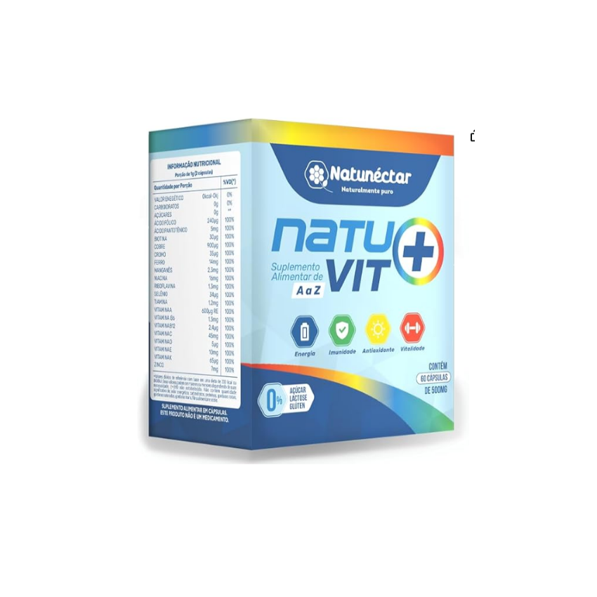 NATUVIT A A Z COM 60 CAPSULAS NATUNECTAR