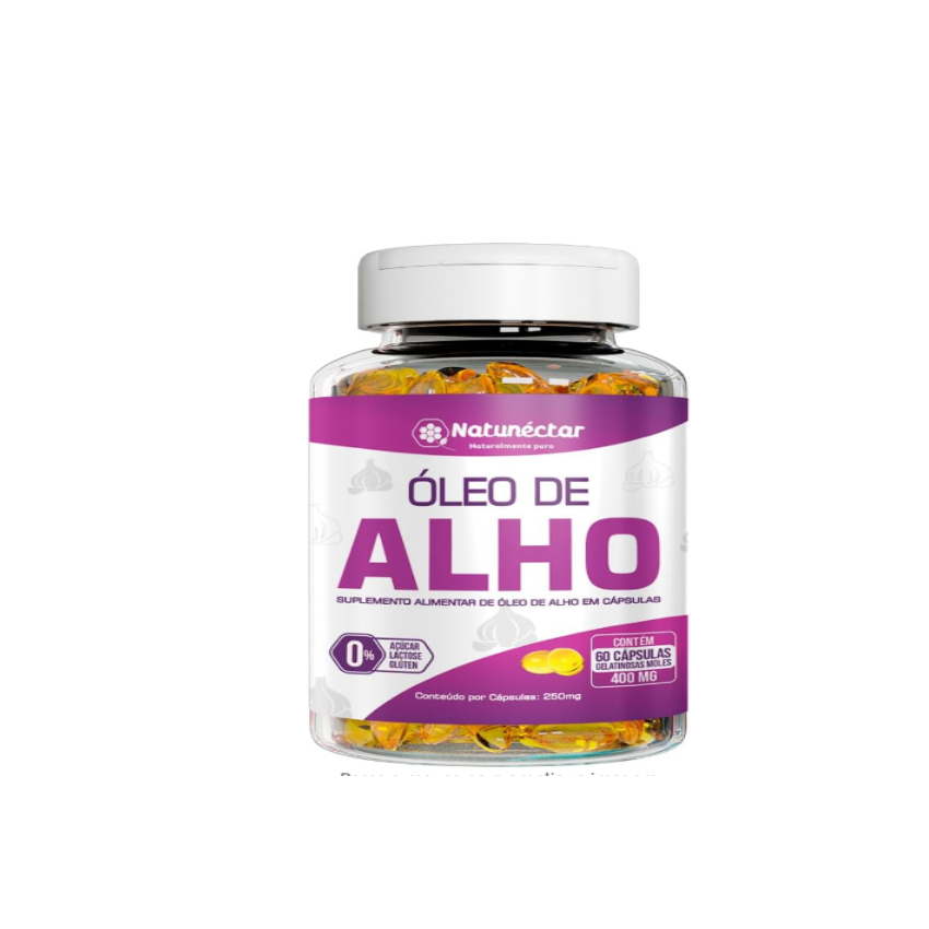 OLEO DE ALHO COM 60 CAPSULAS NATUNECTAR