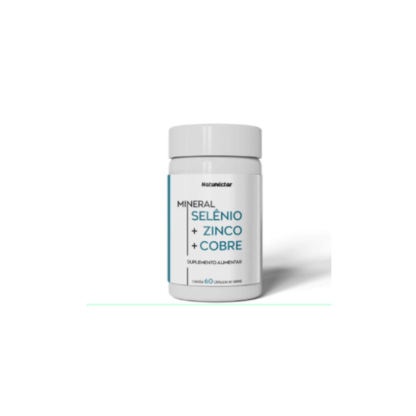 SELENIO+ZINCO+COBRE 60 CAPSULAS - NATUNECTAR