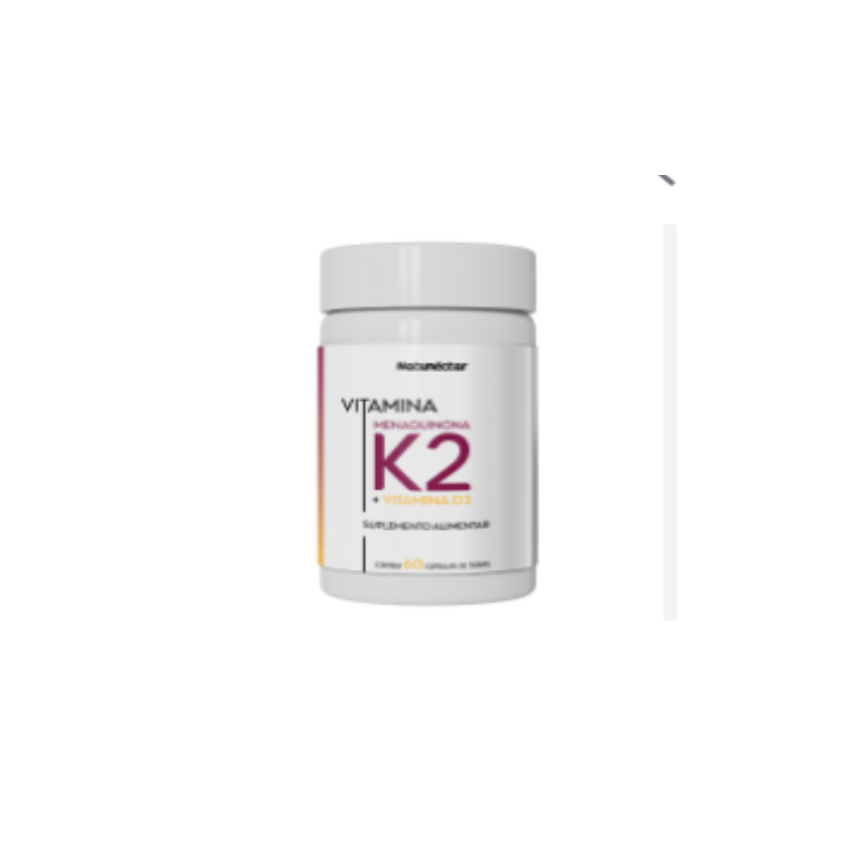 VITAMINA K2+D3 500MG COM 60 CAPSULAS NATUNECTAR