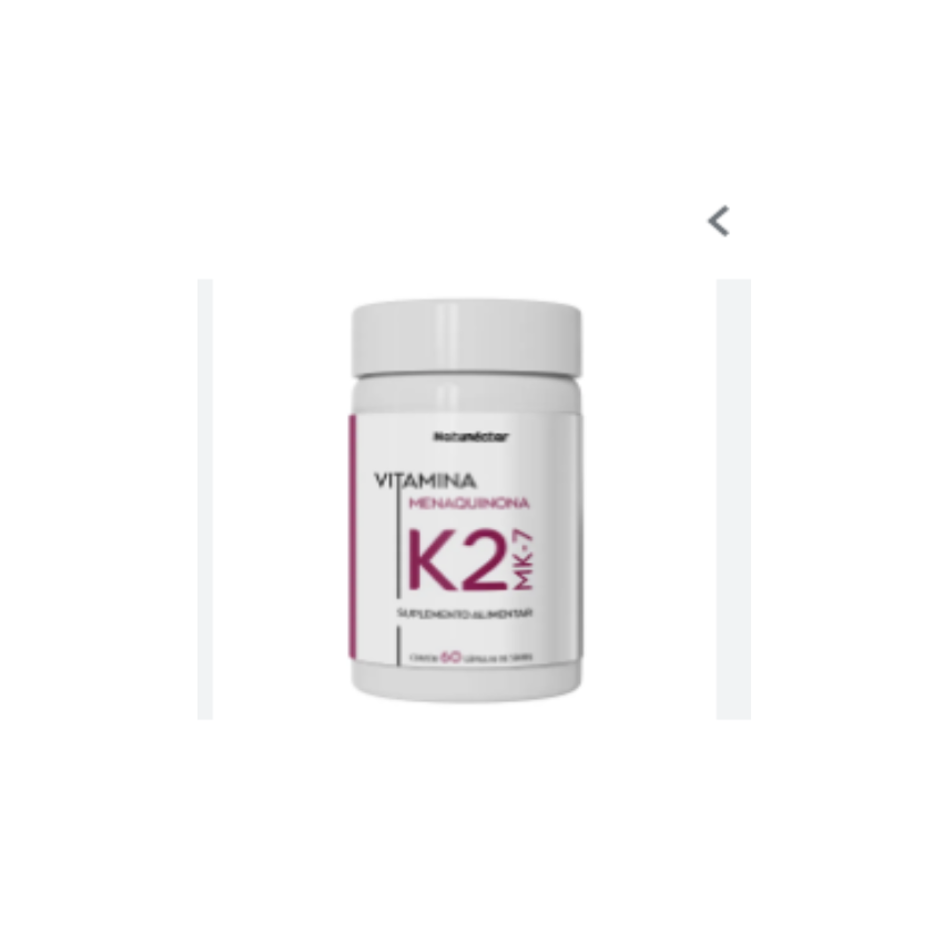 VITAMINA K2-MK7 COM 60 CAPSULAS NATUNECTAR
